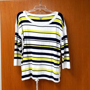 Talbots striped sweater